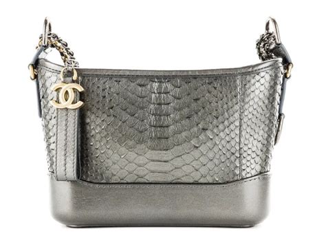 chanel gabrielle bag python